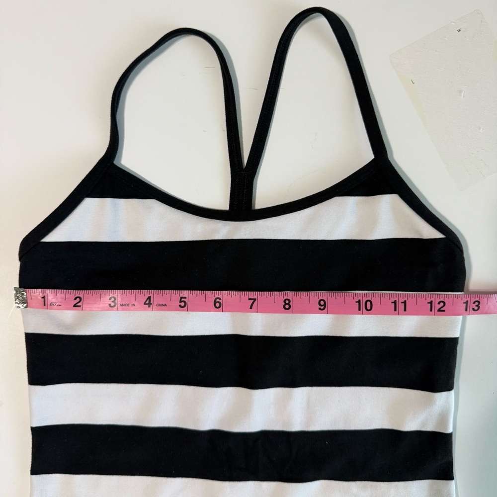Lululemon Athletica Black and White Tank Top Size 4 - Picture 6 of 8